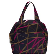 3d Lovely Geo Lines Xi Boxy Hand Bag by Uniqued