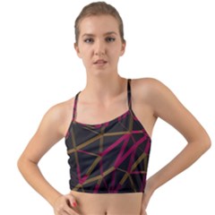 3d Lovely Geo Lines Xi Mini Tank Bikini Top by Uniqued