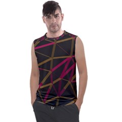 3d Lovely Geo Lines Xi Men s Regular Tank Top by Uniqued