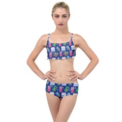 New Year Gifts Layered Top Bikini Set by SychEva