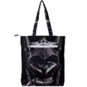 Creepy Women Mannequin Portrait Double Zip Up Tote Bag View2