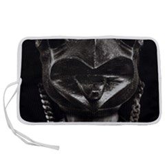 Creepy Women Mannequin Portrait Pen Storage Case (l) by dflcprintsclothing