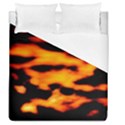 Orange Waves Abstract Series No2 Duvet Cover (Queen Size) View1