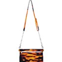 Orange Waves Abstract Series No2 Mini Crossbody Handbag View2