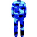 Blue Waves Abstract Series No11 OnePiece Jumpsuit (Men)  View1