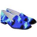 Blue Waves Abstract Series No11 Women s Classic Loafer Heels View3