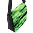 Green  Waves Abstract Series No13 Flap Closure Messenger Bag (S) View2