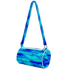 Blue Waves Abstract Series No12 Mini Cylinder Bag by DimitriosArt