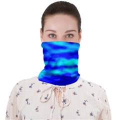 Blue Waves Abstract Series No12 Face Covering Bandana (adult) by DimitriosArt