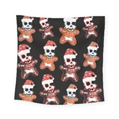 Zanoskull - Gingerbread Mon Square Tapestry (small) by Roxzanoart