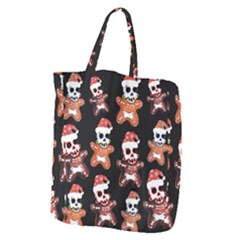 Zanoskull - Gingerbread Mon Giant Grocery Tote by Roxzanoart