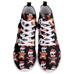 Zanoskull - Gingerbread Mon Men s Lightweight High Top Sneakers by Roxzanoart