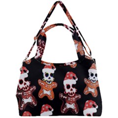 Zanoskull - Gingerbread Mon Double Compartment Shoulder Bag by Roxzanoart