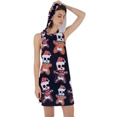 Zanoskull - Gingerbread Mon Racer Back Hoodie Dress