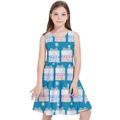 Gift Boxes Kids  Skater Dress by SychEva