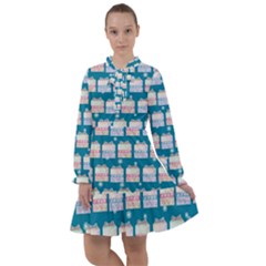 Gift Boxes All Frills Chiffon Dress by SychEva