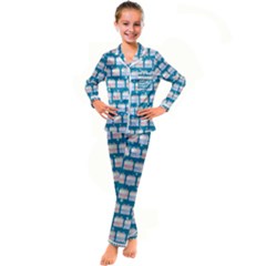 Gift Boxes Kid s Satin Long Sleeve Pajamas Set by SychEva