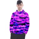 Purple  Waves Abstract Series No6 Men s Pullover Hoodie View1