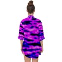 Purple  Waves Abstract Series No6 Open Front Chiffon Kimono View2