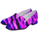 Purple  Waves Abstract Series No6 Women s Classic Loafer Heels View2