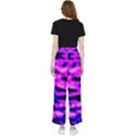 Purple  Waves Abstract Series No6 Women s Pants  View2