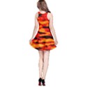 Red  Waves Abstract Series No17 Reversible Sleeveless Dress View2