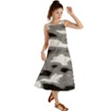 Black Waves Abstract Series No 1 Summer Maxi Dress View1