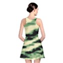 Green  Waves Abstract Series No14 Reversible Skater Dress View2