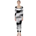 Black Waves Abstract Series No 2 Long Sleeve Catsuit View1