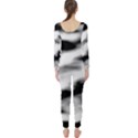 Black Waves Abstract Series No 2 Long Sleeve Catsuit View2