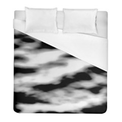 Black Waves Abstract Series No 2 Duvet Cover (full/ Double Size) by DimitriosArt