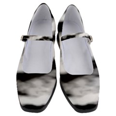 Black Waves Abstract Series No 2 Women s Mary Jane Shoes