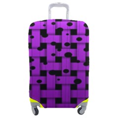 Weaved Bubbles At Strings, Purple, Violet Color Luggage Cover (medium)