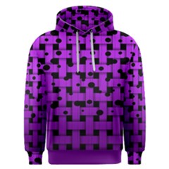 Weaved Bubbles At Strings, Purple, Violet Color Men s Overhead Hoodie