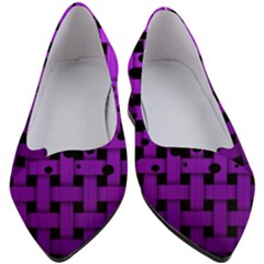 Weaved Bubbles At Strings, Purple, Violet Color Women s Block Heels  by Casemiro