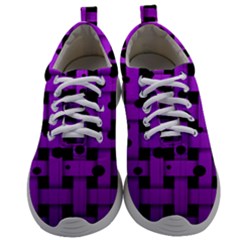 Weaved Bubbles At Strings, Purple, Violet Color Mens Athletic Shoes by Casemiro