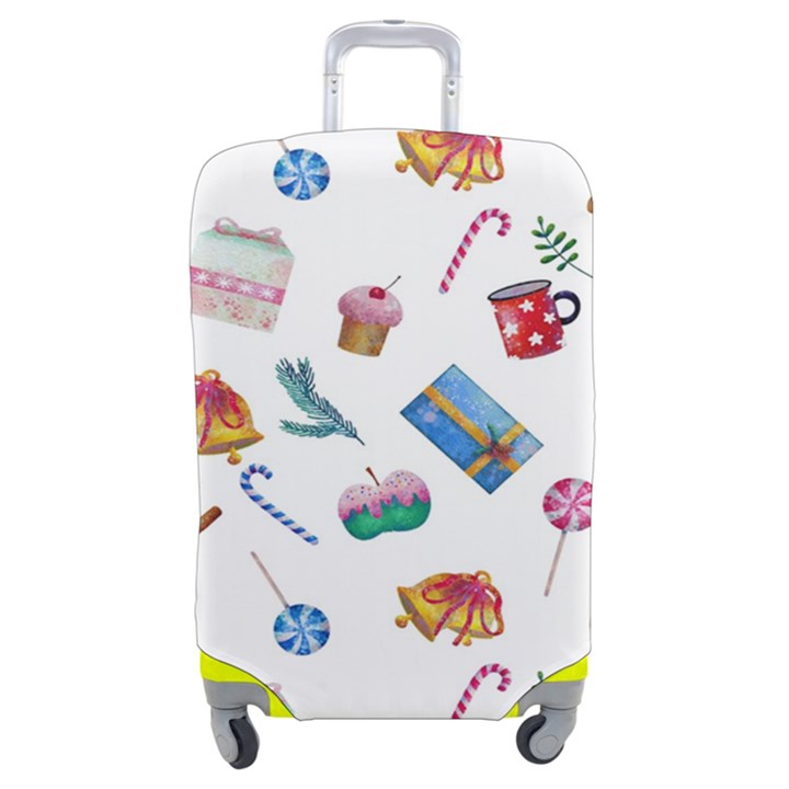 New Year Elements Luggage Cover (Medium)