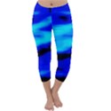 Blue Waves Abstract Series No13 Capri Winter Leggings  View1