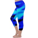 Blue Waves Abstract Series No13 Capri Winter Leggings  View2