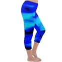 Blue Waves Abstract Series No13 Capri Winter Leggings  View3