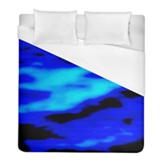 Blue Waves Abstract Series No13 Duvet Cover (full/ Double Size) by DimitriosArt