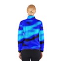 Blue Waves Abstract Series No13 Women s Bomber Jacket View2