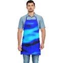 Blue Waves Abstract Series No13 Kitchen Apron View1