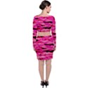 Rose  Waves Abstract Series No1 Top and Skirt Sets View2