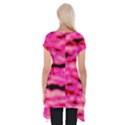 Rose  Waves Abstract Series No1 Short Sleeve Side Drop Tunic View2