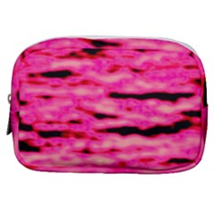 Rose  Waves Abstract Series No1 Make Up Pouch (small) by DimitriosArt