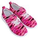 Rose  Waves Abstract Series No1 Women s Velcro Strap Shoes View3