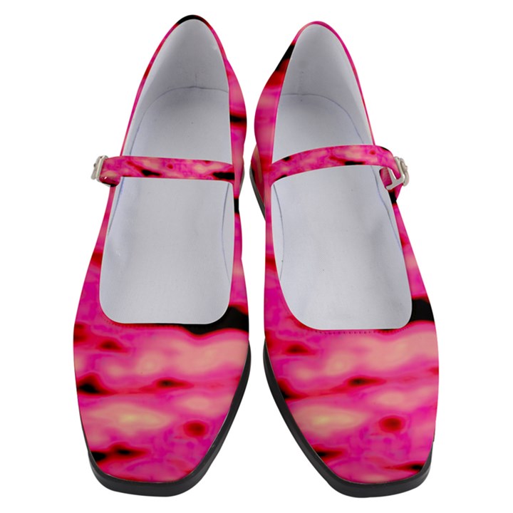 Rose  Waves Abstract Series No1 Women s Mary Jane Shoes