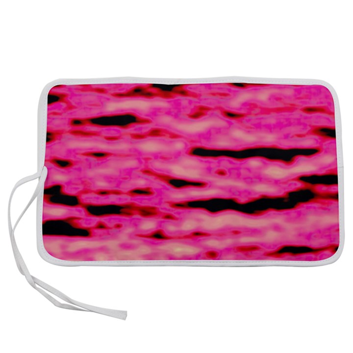 Rose  Waves Abstract Series No1 Pen Storage Case (S)