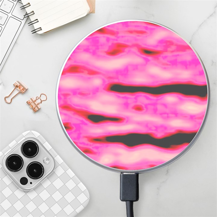 Rose  Waves Abstract Series No1 Wireless Charger